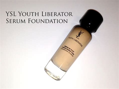 ysl liberator serum foundation|youth liberator foundation reviews.